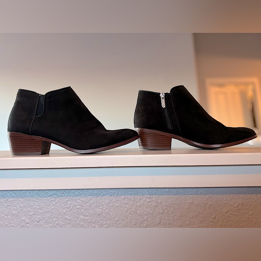 Circus By Sam Edelman | BLK  | Faux Suede | Side Zip | Ankle  Booties | Sz. 8.5